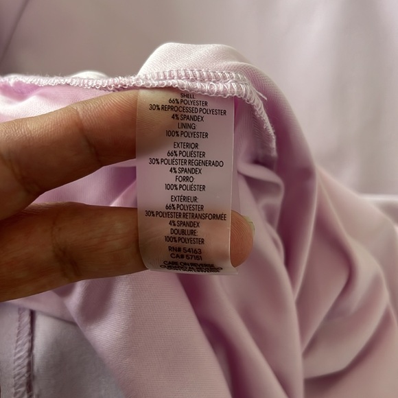 Plus Size Round Neck Short Tulip Sleeve Scuba Crepe Sheath Dress S. 22W/22F/22M - Picture 6 of 7